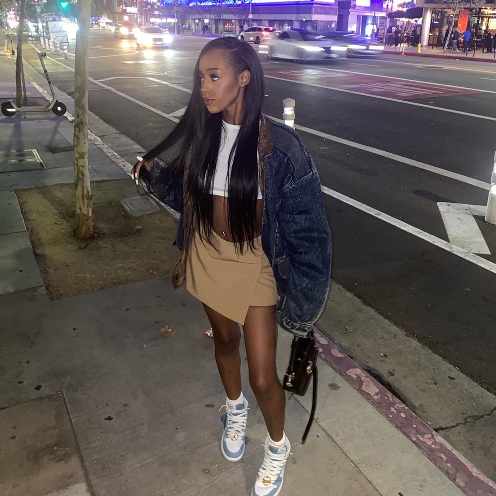 Vintage Leather & Denim Reversible XL Jacket